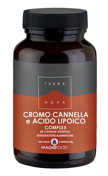 TERRANOVA CROMO/CANNELLA/ACIDO LIPOICO COMPLEX 50 CAPSULE - latuafarmacia.org