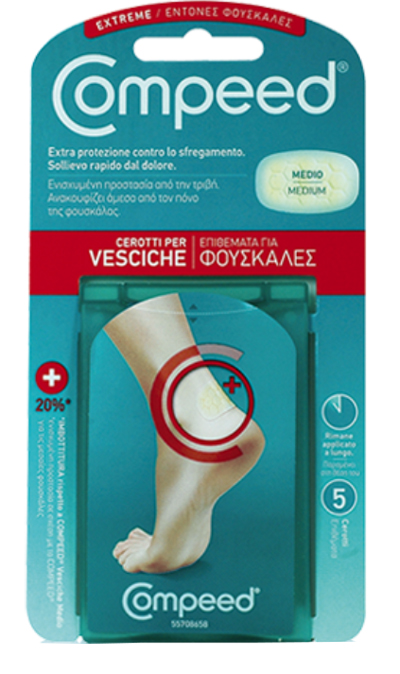 COMPEED CEROTTO PER VESCICHE TALLONE SPORT 5 PEZZI - latuafarmacia.org
