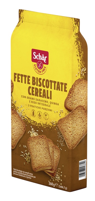 SCHAR FETTE BISCOTTATE CEREALI 3 PORZIONI DA 86,7 G - latuafarmacia.org