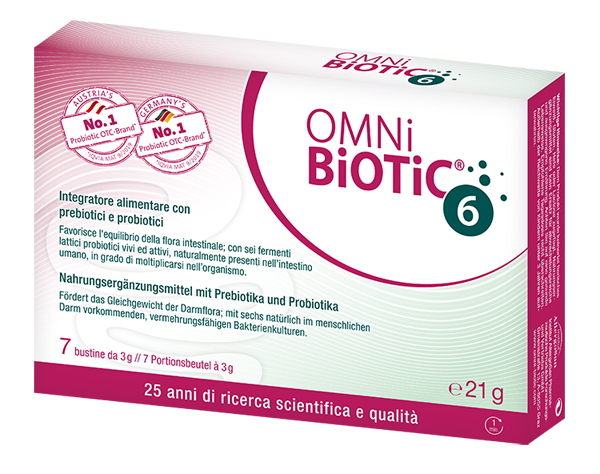 OMNI BIOTIC 6 POLVERE 7 BUSTINE DA 3 G - latuafarmacia.org