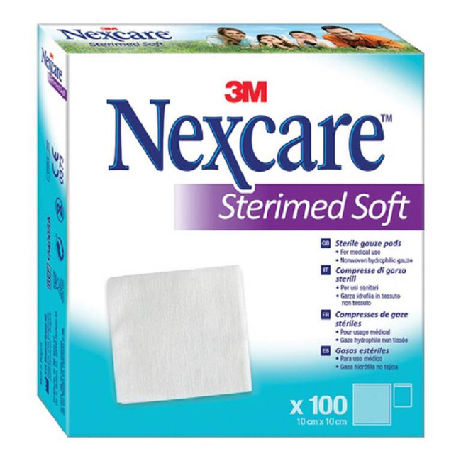 GARZA COMPRESSA STERIMED SOFT IN TESSUTO NON TESSUTO STERILE 10X10CM 100 PEZZI MULTILINGUAL - latuafarmacia.org