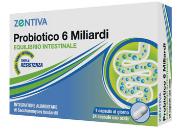 ZENTIVA PROBIOTICO 6 MILIARDI 24 CAPSULE VEGETALI - latuafarmacia.org