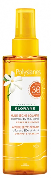 KLORANE OLIO SECCO SOLARE SPF 30 CORPO/CAPELLI 200 ML - latuafarmacia.org