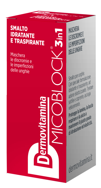 DERMOVITAMINA MICOBLOCK 3 IN 1 SMALTO IDRATANTE E TRASPIRANTE ROSSO 5 ML - latuafarmacia.org
