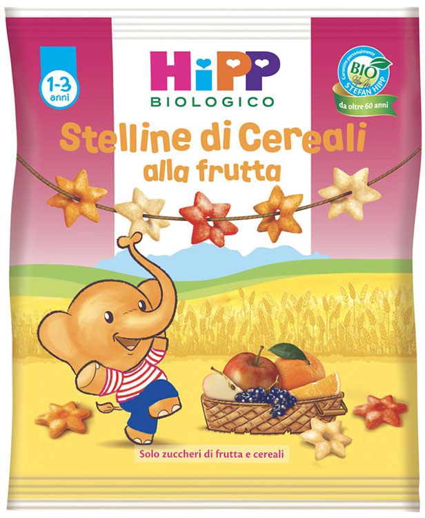 HIPP BIO STELLINE DI CEREALI ALLA FRUTTA 30 G - latuafarmacia.org