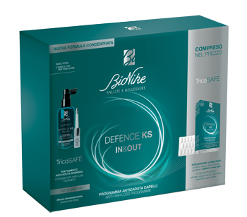 DEFENCE KS BIPACK TRATTAMENTO ANTICADUTA + INTEGRATORE 30 COMPRESSE - latuafarmacia.org