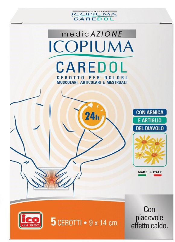 ICOPIUMA CAREDOL CEROTTO DOL RETTANGOLARE 5 PEZZI - latuafarmacia.org