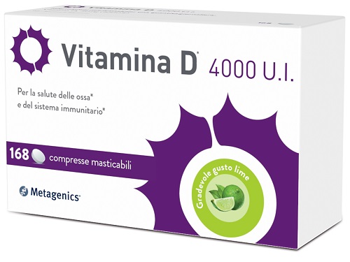VITAMINA D 4000UI 168 COMPRESSE MASTICABILI - latuafarmacia.org