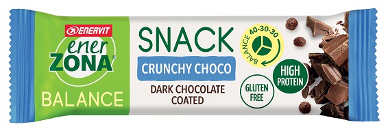 ENERZONA SNACK CRUNCHY CHOCO 33 G - latuafarmacia.org