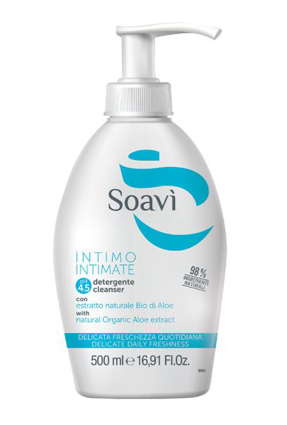 SOAVI INTIMO DELICATO PH4,5 FLACONE CON DISPENSER 500 ML - latuafarmacia.org