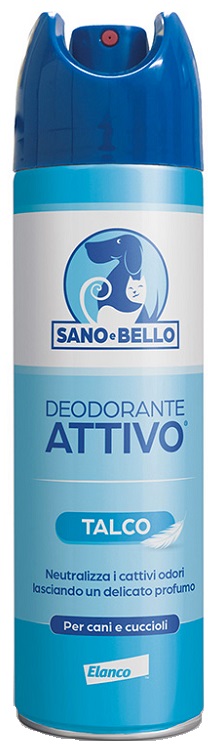 SANO E BELLO DEODORANTE ATTIVO TALCO 250 ML - latuafarmacia.org