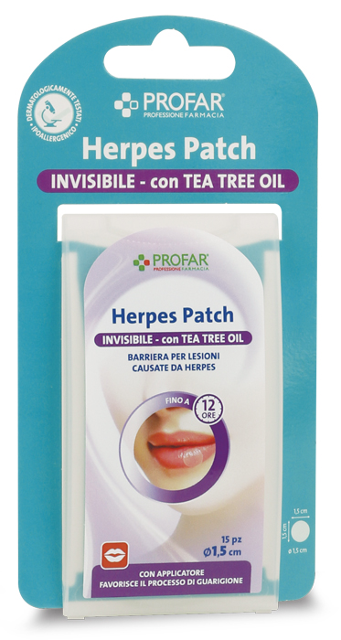 PROFAR HERPES PATCH CON TEA TREE 15 PEZZI - latuafarmacia.org