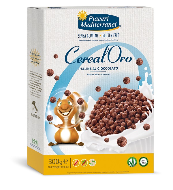 PIACERI MEDITERRANEI CEREALORO PALLINE CIOCCOLATO 300 G - latuafarmacia.org