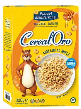 PIACERI MEDITERRANEI CEREALORO ANELLINI MIELE 300 G - latuafarmacia.org