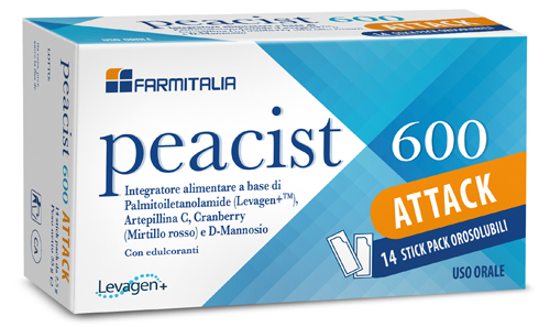 PEACIST 600 ATTACK 14 STICK PACK OROSOLUBILI - latuafarmacia.org