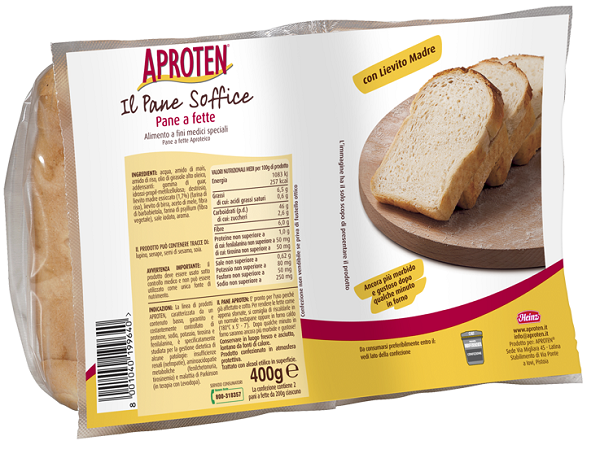 APROTEN PANE BIANCO FETTE 2 PEZZI DA 200 G - latuafarmacia.org