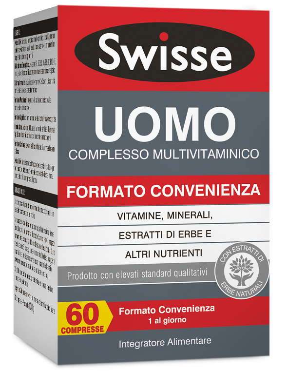 SWISSE UOMO MULTIVITAMINICO 60 COMPRESSE - latuafarmacia.org