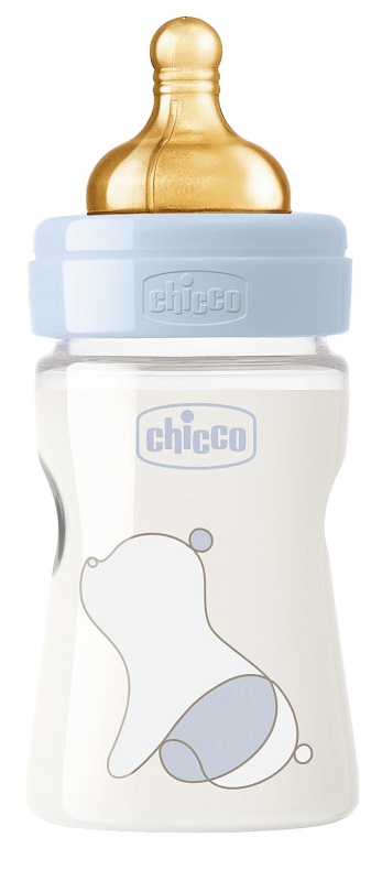 CHICCO BIBERON ORIGINAL 150ML TOUCH 1 FORO BOY CON TETTARELLA IN CAUCCIU' - latuafarmacia.org