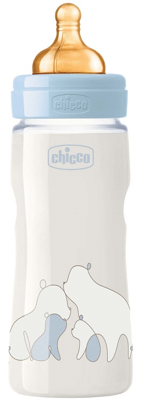 CHICCO BIBERON ORIGINAL 330ML TOUCH REGULAR BOY CON TETTARELLA IN CAUCCIU' - latuafarmacia.org