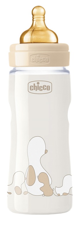 CHICCO BIBERON ORIGINAL 330ML TOUCH REGULAR UNISEX CON TETTARELLA IN CAUCCIU' - latuafarmacia.org