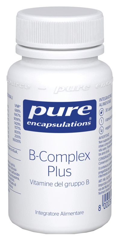 PURE ENCAPSULATIONS B-COMPLEX PLUS 30 CAPSULE - latuafarmacia.org