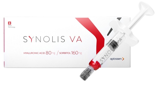 SYNOLIS V-A SOLUZIONE INIETTABILE VISCOELASTICA ISOTONICA IN SIRINGA PRERIEMPITA DI SODIO IALURONATO 80MG  E SORBITOLO 160MG CAPACITA' SIRINGA 4ML MONOSHOT 1 PEZZO - latuafarmacia.org