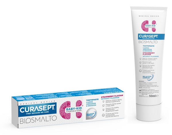 CURASEPT BIOSMALTO BABY KID SENZA FLUORO 50 ML - latuafarmacia.org