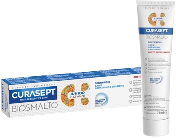 CURASEPT BIOSMALTO DENTIFRICIO JUNIOR 75 ML - latuafarmacia.org