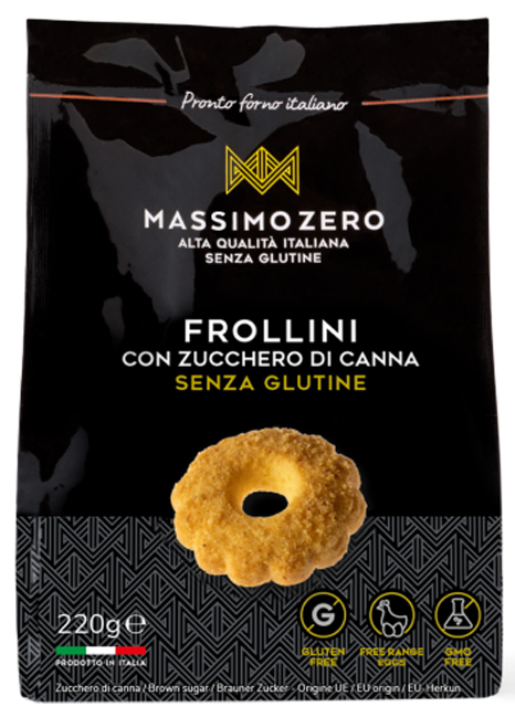 MASSIMO ZERO FROLLINI ZUCCHERO DI CANNA 220 G - latuafarmacia.org