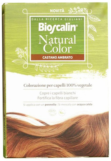 BIOSCALIN NATURAL COLOR CASTANO AMBRATO 70 G - latuafarmacia.org