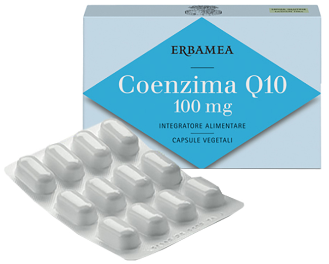 ERBAMEA COENZIMA Q10 100 MG 24 CAPSULE VEGETALI - latuafarmacia.org