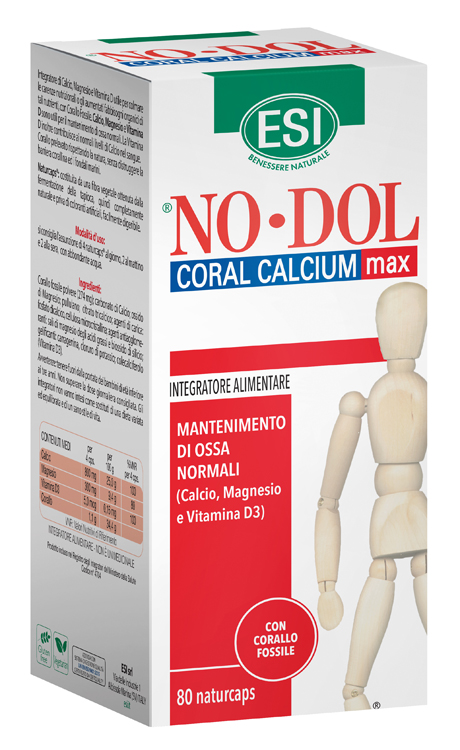 ESI NO DOL CORAL CALCIUM MAX 80 CAPSULE - latuafarmacia.org