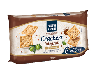 NUTRIFREE CRACKERS INTEGRALI 33,4 G X 6 PEZZI - latuafarmacia.org