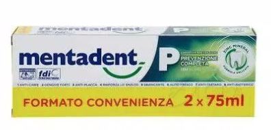MENTADENT P 2 X 75 ML BITUBO PROMO - latuafarmacia.org