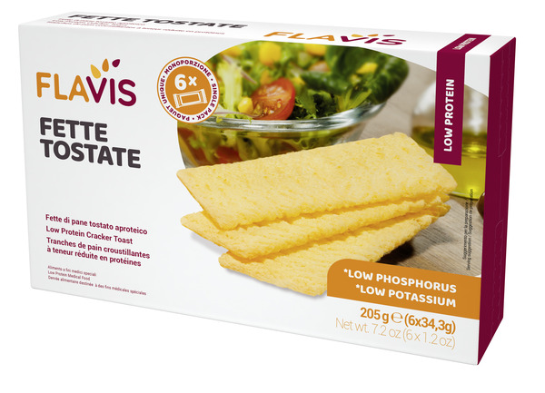 FLAVIS FETTE TOSTATE APROTEICHE 6 PORZIONI DA 34,3 G - latuafarmacia.org