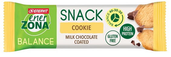 ENERZONA SNACK COOKIE MILK CIOCHOLATE 33 G - latuafarmacia.org