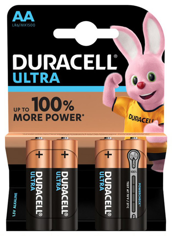 DURACELL ULTRA AA B4 MN1500 RFT 20 PEZZI - latuafarmacia.org