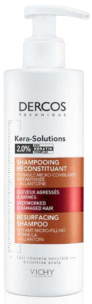 DERCOS TECHNIQUE KERASOL SHAMPOO RISTRUTTURANTE 250 ML - latuafarmacia.org