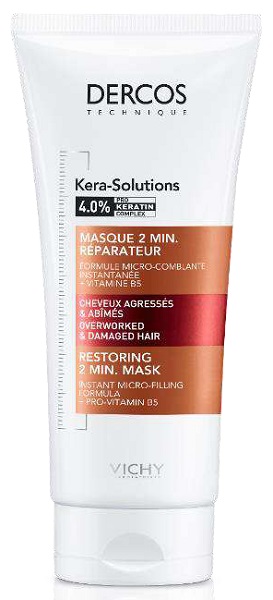 DERCOS TECHNIQUE KERASOL MASCHERA RIPARATRICE 2 MIN 200 ML - latuafarmacia.org