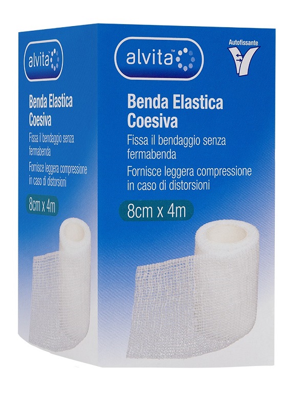 BENDA ELASTICA AUTOADESIVA ALVITA 8X4CM - latuafarmacia.org