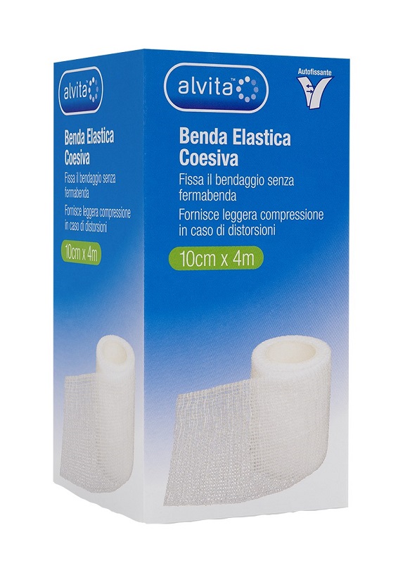 BENDA ELASTICA AUTOADESIVA ALVITA 10X4CM - latuafarmacia.org