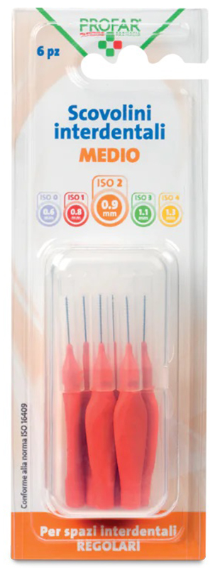 PROFAR SCOVOLINI ARANCIONI 0,9 6 PEZZI - latuafarmacia.org