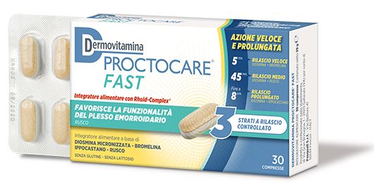 DERMOVITAMINA PROCTOCARE FAST 30 COMPRESSE - latuafarmacia.org