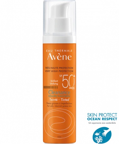 AVENE EAU THERMALE CLEANANCE SOLARE COLORATO 50+ 50 ML - latuafarmacia.org