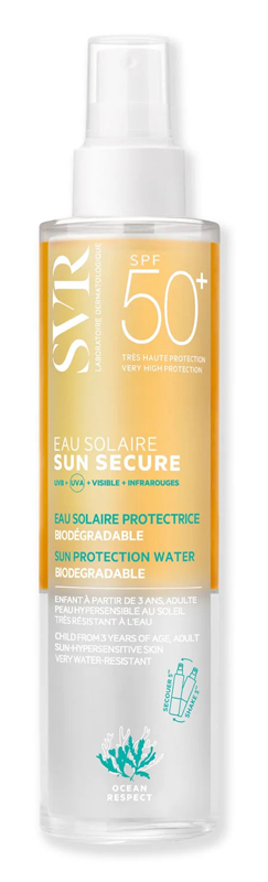 SUN SECURE EAU SOLAIRE SPF50 200 ML - latuafarmacia.org