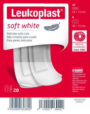 LEUKOPLAST SOFT WHITE 20 PEZZI ASSORTITI - latuafarmacia.org