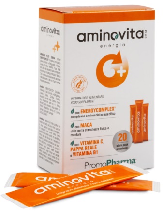 AMINOVITA PLUS ENERGIA 20 STICK PACK X 2 G - latuafarmacia.org