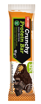 CRUNCHY PROTEINBAR DARK ROCK CHOCOLATE BARRETTA 40 G - latuafarmacia.org
