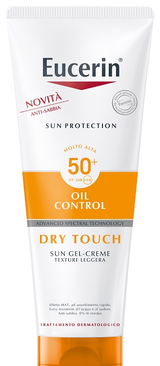 EUCERIN SUN PROTECTION OIL CONTROL DRY TOUCH SPF 50+ SUN GEL CREME 200 ML - latuafarmacia.org