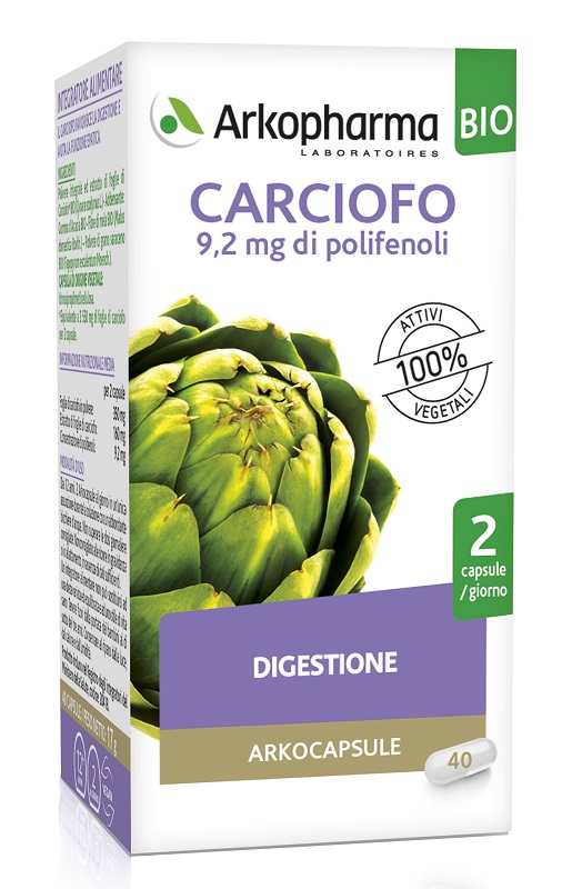 ARKO CAPSULE CARCIOFO BIO 40 CAPSULE - latuafarmacia.org